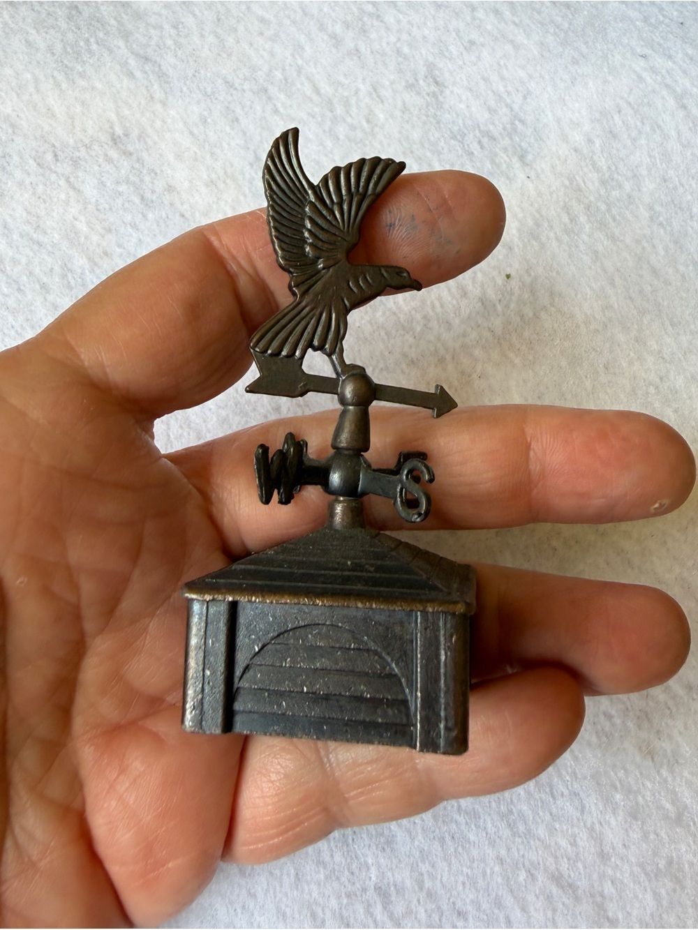 Durham Industries Eagle Weather Vane Pencil Sharpener Vintage 1976 22 Hong Kong